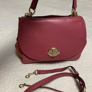 Coach Faye leather crossbody, satchel.